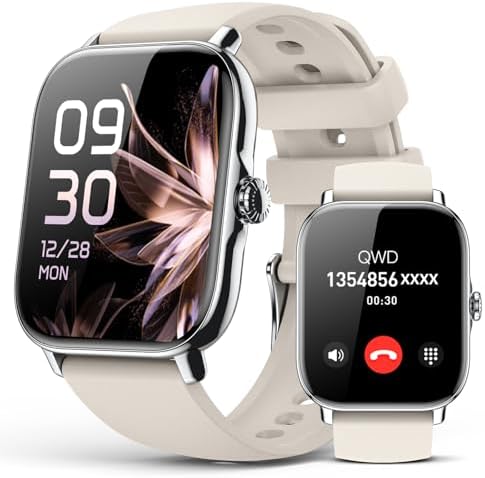 Smart Watch for Women Men- Answer/Make Call, 2025 IP68 Waterproof Fitness Step Sleep Tracker Watch with Monitor Activity Counter Smartwatch for Andriod iPhone iOS Samsung Compatible by PayBay