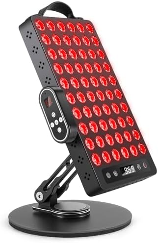 Red Light Therapy for Body Face 300W, 660nm 850nm Near Infrared Light Therapy Panel with 60 Dual Chip LED Device by Ibeliy