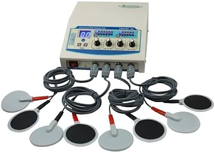Home Use New 4 Channel Electrotherapy Physical Therapy Unit - Image 6