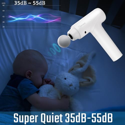 cotsoco Massage Gun Deep Tissue, Muscle Massage Gun Back Massager for Pain Relief, 20 Speeds Handheld Electric Massager Tool with Silent Brushless Motor, Suitable for Gym Office Home Travel - Image 3