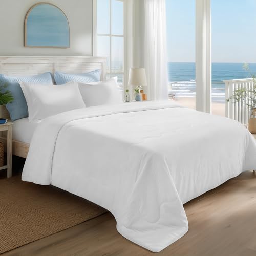 Deconovo Cooling Blanket Queen for Hot Sleepers, Lightweight Comforter - Image 2