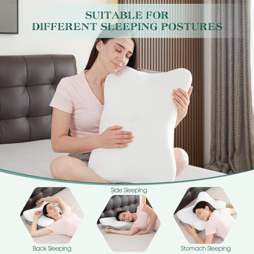 Ergonomic Memory Foam Cervical Pillow for Neck Pain Relief Support - Image 2