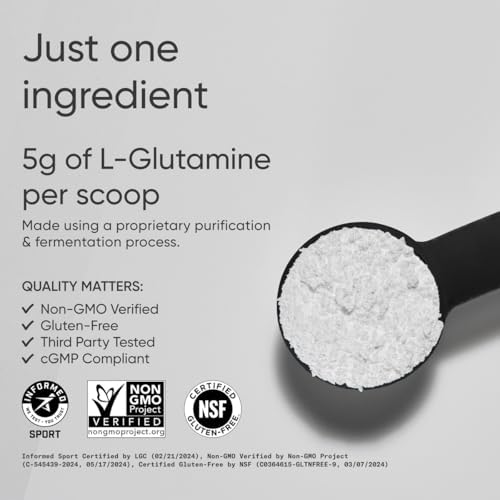 Sports Research® L-Glutamine Powder 5g, Unflavored (10.58oz) - Image 2