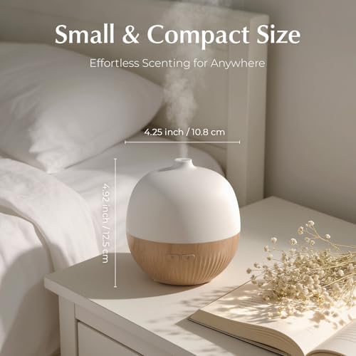 ARVIDSSON Essential Oil Diffuser, 100ml Small Aromatherapy Diffuser with Mood Light, Ultrasonic Oil Diffusers for Home, Mini Diffuser for Essential Oils, Gift for Women (Pack of 2) - Image 4
