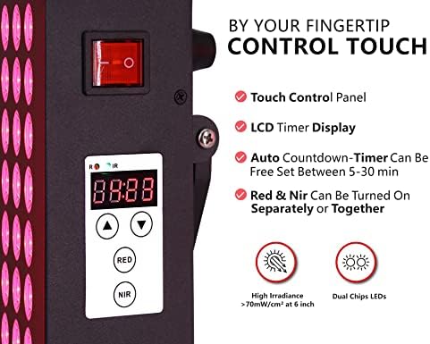 Red Light Therapy Panel for Body, Face, Infrared Light Panel - Image 7