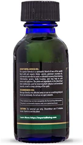 Royal Arnica Oil – Organic Herbal Blend for Muscle Recovery, Bruise Support, Joint Flexibility, Skin Vitality – Longer Lasting Than Arnica Cream or Gel – Infused with Essential Oils (1oz) - Image 5