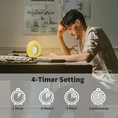 DailyBody Sound Machine White Noise Machine with 30 Soothing Sounds 12 Colors Night Light 36 Levels Volume 5 Timers & Memory Function Effectively Blocks Noise Ideal Sleep Machine for Baby Kids Adults - Image 5