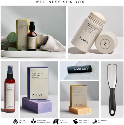 ZAAINA Spa Gift Set for Women | Relaxation Self Care Gift Box | Bath Set - Image 2