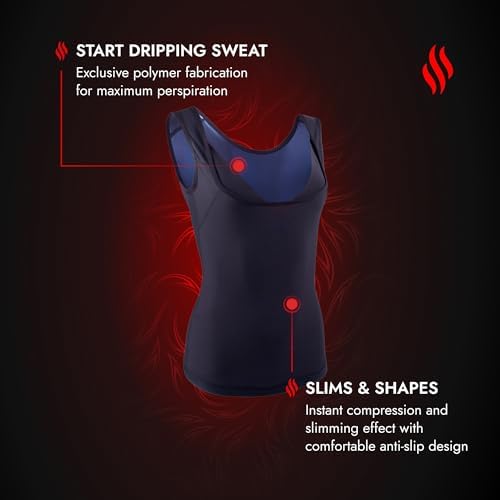 Sweat Shaper Premium Sauna Tank Top For Women, Slimming Sauna Shirt For Women, Sweat Vest for Workouts - Image 5