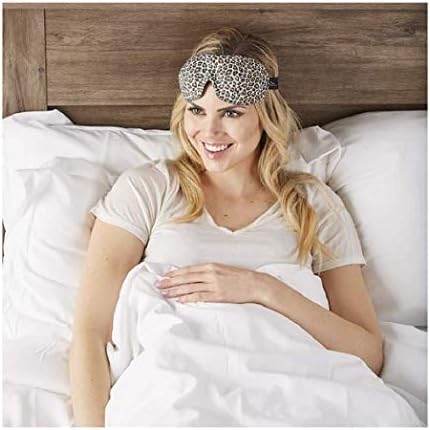 Bucky 40 Blinks No Pressure Printed Eye Mask for Travel & Sleep, Leopard, One Size - Image 3