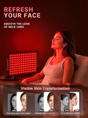 3-in-1 Flexible Red Light Therapy Panel, 384 LEDs, 660nm Red & 850nm NIR - Image 4