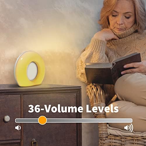 DailyBody Sound Machine White Noise Machine with 30 Soothing Sounds 12 Colors Night Light 36 Levels Volume 5 Timers & Memory Function Effectively Blocks Noise Ideal Sleep Machine for Baby Kids Adults - Image 6