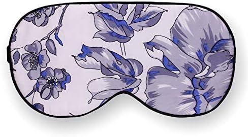 Maxfeel 100% Pure Silk Eye Mask - Sleep Eye Cover in Printed Colors (#11) by MAXFEEL