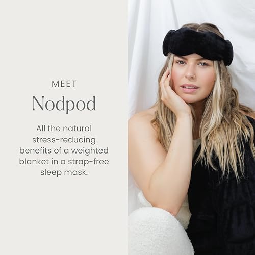 nodpod Patented Gentle Pressure Sleep Mask, Weighted Eye Mask - Image 2