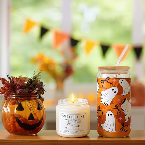 9 Pcs Boo Basket Stuffers for Women Black Halloween Spooky Gift Box - Image 3