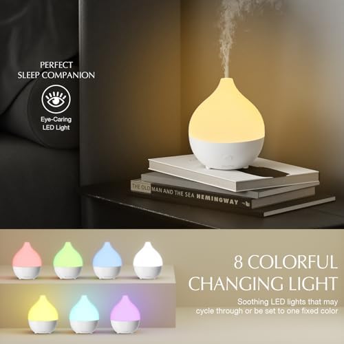 SALKING Essential Oil Diffuser for Home, 100ml Small Aromatherapy Diffuser - Image 2