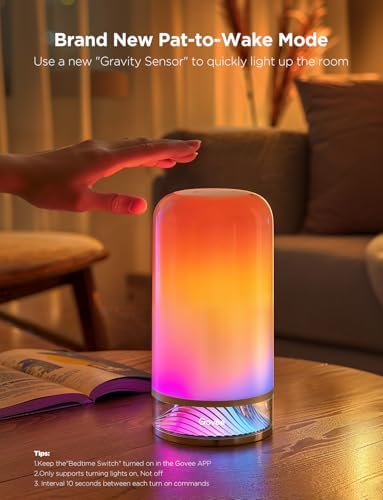 Govee RGBIC Smart Table Lamp 2, Touch Bedside Small Table Lamp (Corded) - Image 4