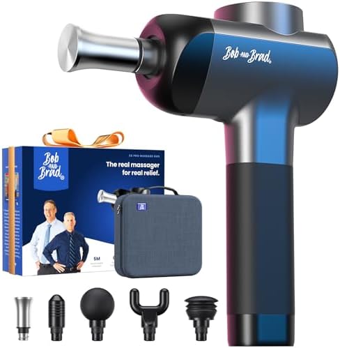 BOB AND BRAD X6 Pro Massage Gun Deep Tissue Percussion with Metal Head by BOBANDBRAD