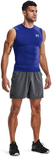 Under Armour Men's HeatGear Compression Sleeveless T-Shirt - Image 4