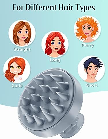 HEETA Scalp Massager Hair Growth Scrubber for Dandruff Removal Hair Care - Image 6