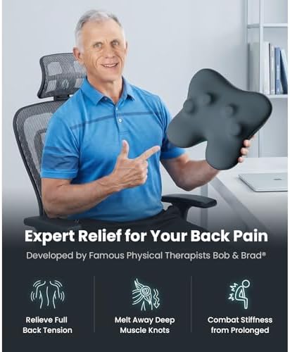 BOB AND BRAD Back Massager with Heat FSA Eligible/HSA Eligible, EZBack Corded Back Massager for Pain Relief Deep Tissue, Shiatsu Back and Neck Massage Pillow, Soothing Full-Body Relief for Women Men - Image 6