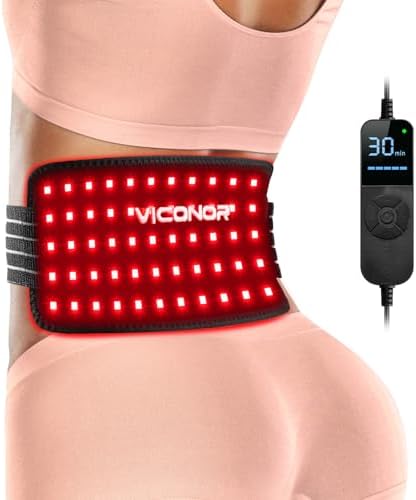 Red Light Therapy for Body, Infrared Light Therapy, Red Light Mat for Full Body, 3-in-1 LED Bead, 660nm & 850nm, Pain Relief, Light-Therapy for Dogs, Knee, Shoulder, Back by Viconor