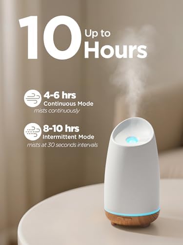 InnoGear 150ml Ceramic Essential Oil Diffuser, Diffusers for Home, White - Image 2
