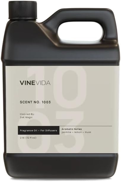 VINEVIDA (32oz) Hotel Fragrance Collection Diffuser Oil - Hotel Scents Diffusers for Home - Cold Air Diffuser Oil - Hotel Scent Essential Oil - Scent No.1003 by VINEVIDA