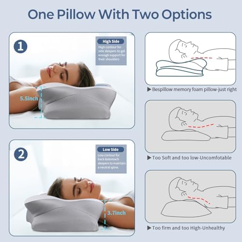 Cervical Pillow for Neck Pain Relief, Ergonomic Neck Pillow for Sleeping - Image 5