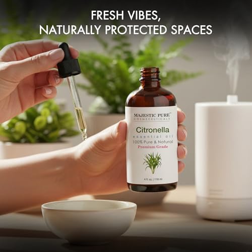 Majestic Pure Citronella Essential Oil for Diffuser - 4 Fl Oz - Image 3