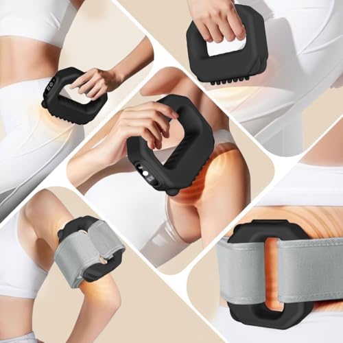 AddWin 2026 New Fascia Ring R10 Massager, Vibration Plate for Lymphatic Drainage with Belt, Adjustable Full-Body Portable Cordless Deep Tissue Massager, 3 Modes & 6 Intensities - Image 6