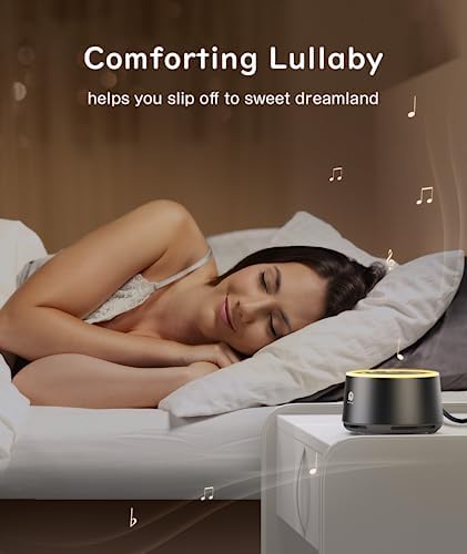 Dreamegg White Noise Machine - Sound Machine for Adult Baby Kid, Noise Machine for Sleeping with 24 Calming Sound, Ambient Nightlight, Continuous or Timer, Loud Sleep Machine for Home Nursery Office - Image 4