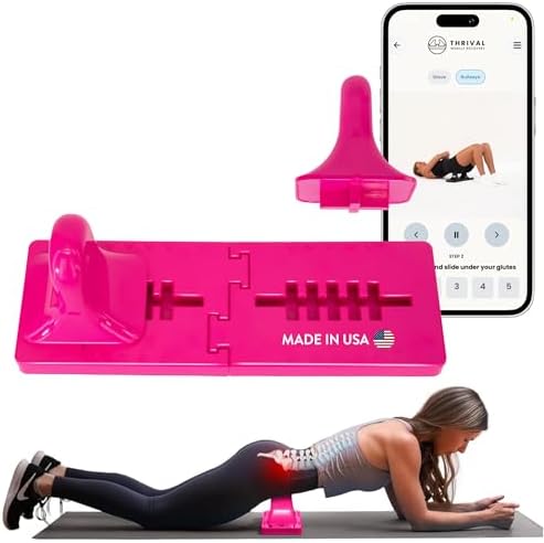 Thrival Bullseye, Adjustable Psoas Muscle Release Tool, Pink by ThrivalMuscleRecovery