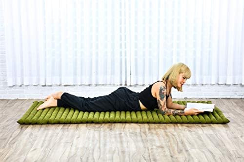 Leewadee Wide Thai Roll Mat 75 x 39 inches Kapok Firm - Image 2