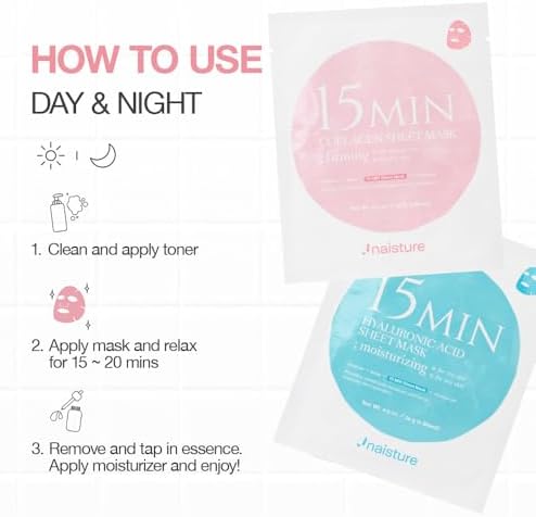 Naisture 15 Min Pamper Me Kit Korean Spa Skincare Gift Set for Women-Head to Toe with Hair, Face, Eye, Hand, & Foot Masks (7 pcs) - Image 4