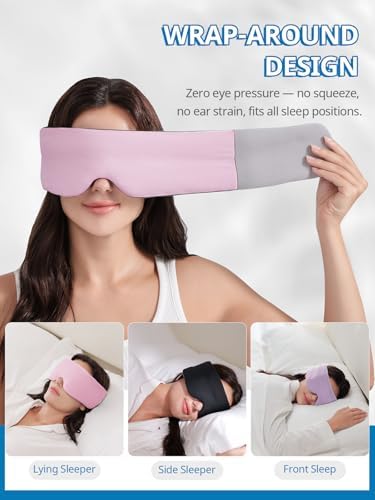 SARISUN Sleep Mask Dual-Side Blackout Eye Masks for Sleeping Men&Women - Image 5