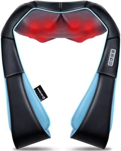 Mo Cuishle Women Men Gifts, Shiatsu Back Shoulder & Neck Massager with Heat by MoCuishle