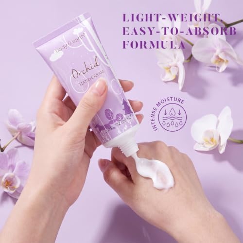 Body & Earth Spa Gifts for Women, 5 Pcs Gifts for Women Orchid Gift Sets, Bath and Body Womens Bath Gifts, Mothers Day Gift - Image 5
