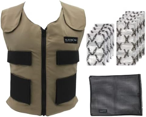Glacier Tek Cool Vest Personal Cooling, 59 Degrees for 2.5 hours 8 Cool Packs, Recharge in 30 Minutes - Image 6