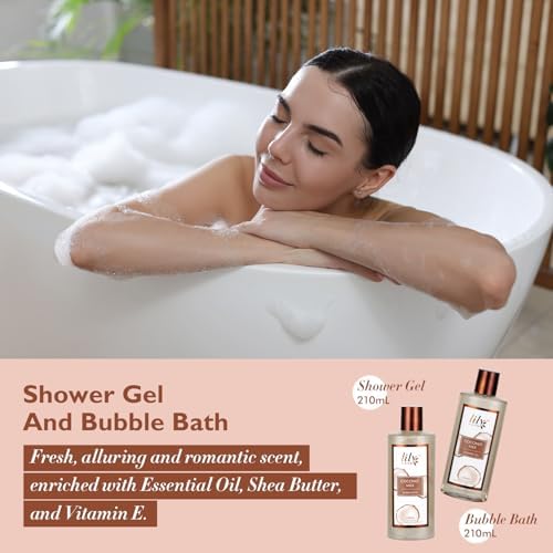 Mothers Day Gifts for Women –18Pcs Bath and Body Gift Basket Set for Women and Mom, Spa Basket Set Spa Kit Bath Gifts | Self Care, Birthday, Christmas, Valentines Day Bath Gift Baskets for Her - Image 6
