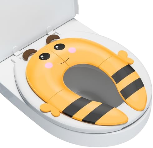 Maliton Folding Travel Potty Training Seat for Toddlers, Yellow Bee by Maliton