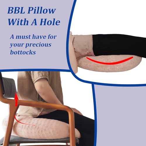 BBL Pillow After Surgery, Brazilian Butt Lift Foam Cushion for Sitting - Image 5