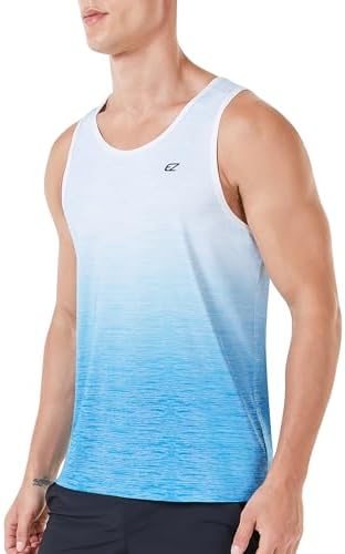 EZRUN Men's Quick Dry Workout Tank Top UPF 50+ Sweat-Wicking Gym Shirt - Image 2