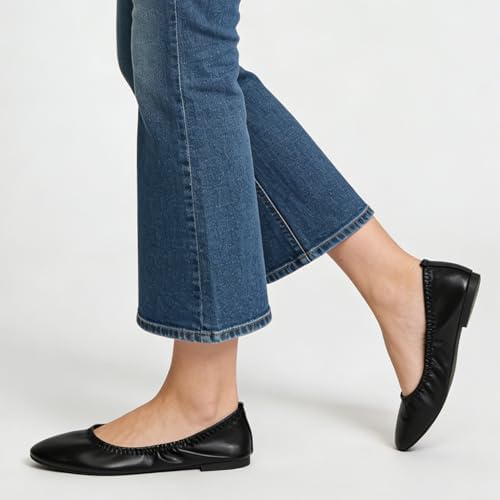 LM Women's Ballet Flats Round Toe Slip On Flats Shoes Casual Dress Shoes Foldable Portable Travel Ballet Flat - Image 6