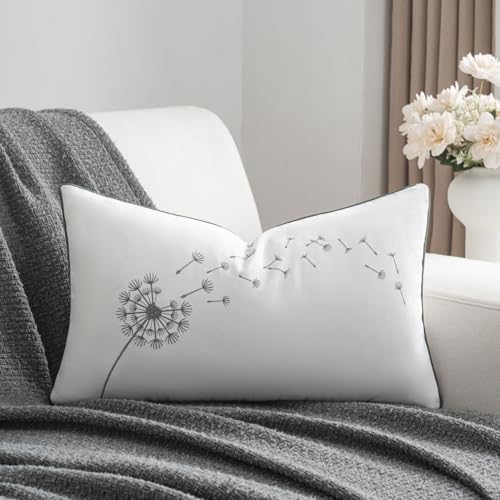 Sanmetex Dandelion Throw Lumbar Pillow Cover 12x20 Inch by Sanmetex