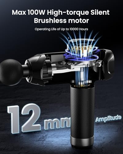 RENPHO Power+ Thermacool Massage Gun with Heat and Cold - Image 3