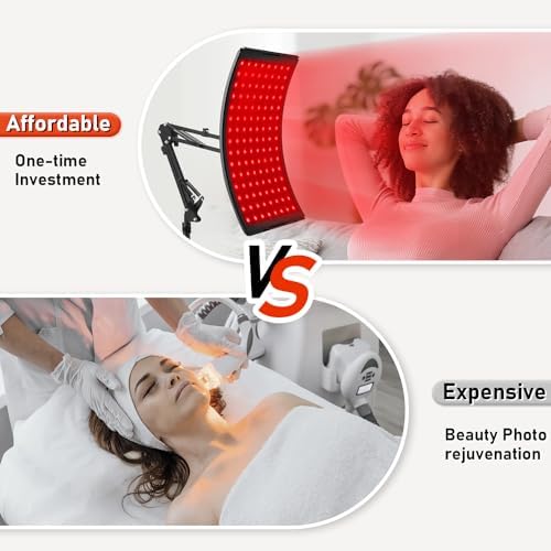 Viconor Red Light Therapy for Face and Body, Red Infrared Light Therapy Lamp with Stand Led 660nm & 850nm Infrared Light Device for Body - Image 6