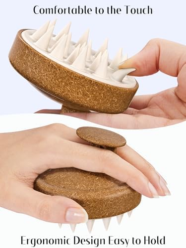 HEETA Scalp Massager Hair Growth Scrubber for Dandruff Removal Hair Care - Image 5