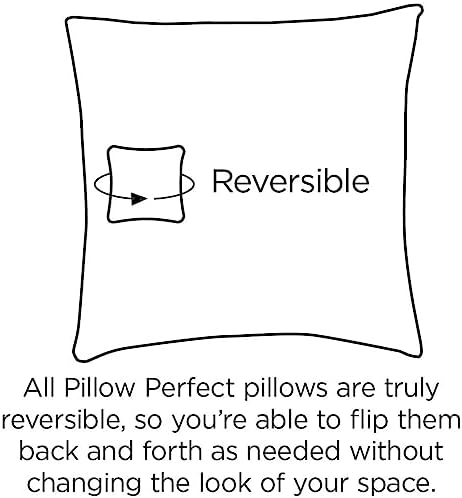 Pillow Perfect Tory Solid Indoor/Outdoor Lumbar Pillow Plush Fill, Weather and Fade Resistant, Lumbar - 11.5" x 18.5",, Grey, 2 Count - Image 3