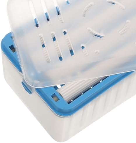 Lurrose 3pcs Multifunctional Laundry Soap Foaming Boxes with Rollers Sturdy Soap Dish for Bathroom Countertop for Home Use - Image 7